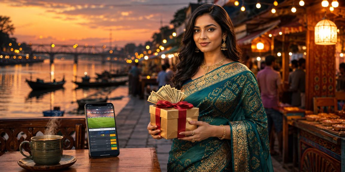বগুড়ায় রাতের বাজারে মোবাইলে স্পোর্টস বেটিং করছেন একজন ব্যবহারকারী
